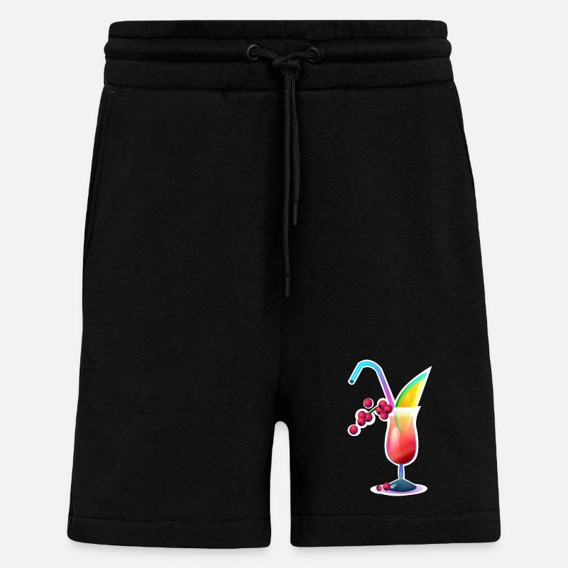 Tropischer Farbcocktail - Shorts - made by SPREAD - SOLID BLACK