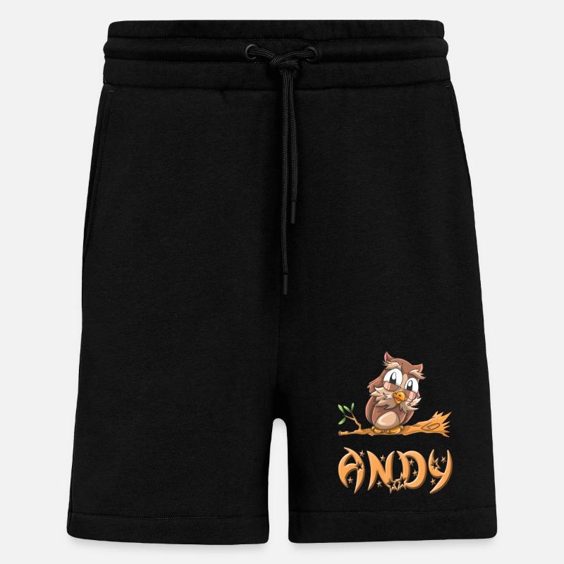 Eule Andy - Shorts - made by SPREAD - SOLID BLACK