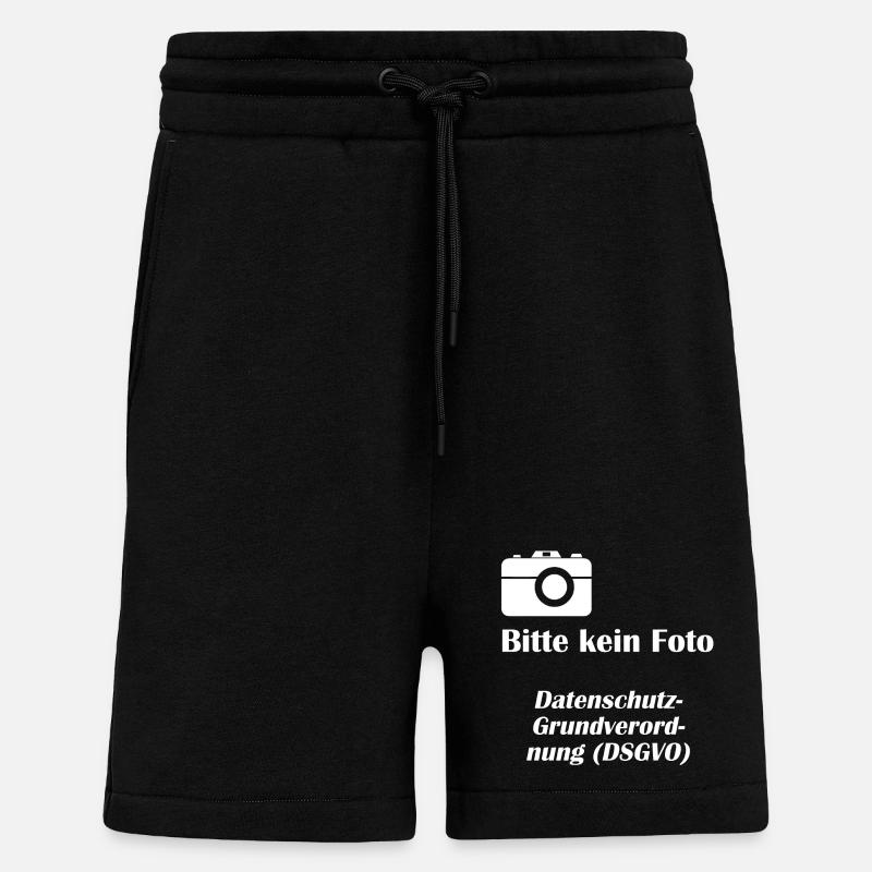 DSGVO1 Datenschutz - Shorts - made by SPREAD - SOLID BLACK