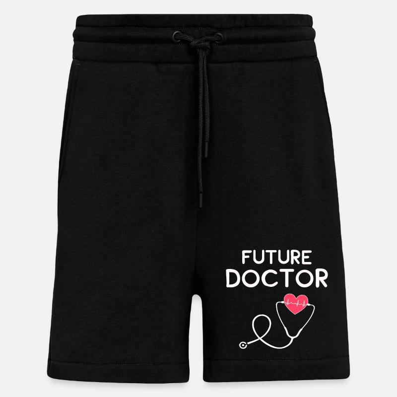 Zukünftiger Doktor - Arzt Student Geschenk - Shorts - made by SPREAD - SOLID BLACK