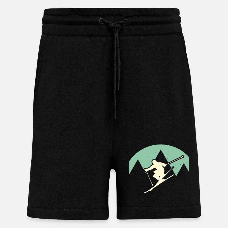skier - Shorts - made by SPREAD - SOLID BLACK