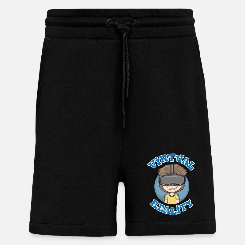 Cadeau de jeu - Short bio décontracté fabriqué en UE - SOLID BLACK
