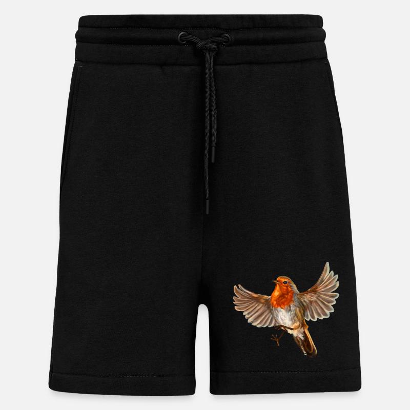 Roter Vogel - Shorts - made by SPREAD - SOLID BLACK
