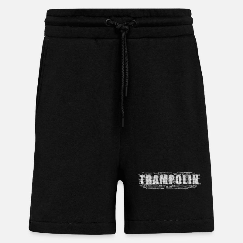 Trampolin - Shorts - made by SPREAD - SOLID BLACK