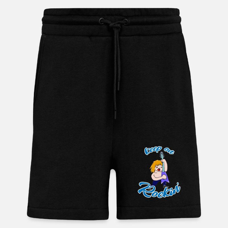 Rock 'n' Roll - Shorts - made by SPREAD - SOLID BLACK