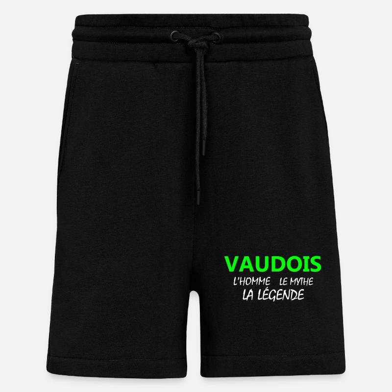 Waadtländer Legendenmuster - Shorts - made by SPREAD - SOLID BLACK