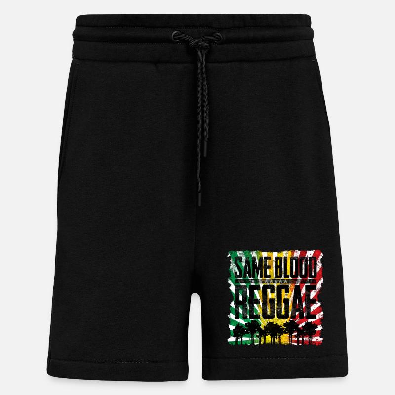 Same Blood, Different Roots Design - Shorts - made by SPREAD - SOLID BLACK