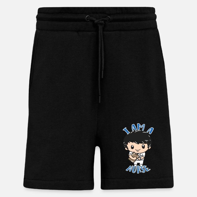Krankenpfleger - Shorts - made by SPREAD - SOLID BLACK