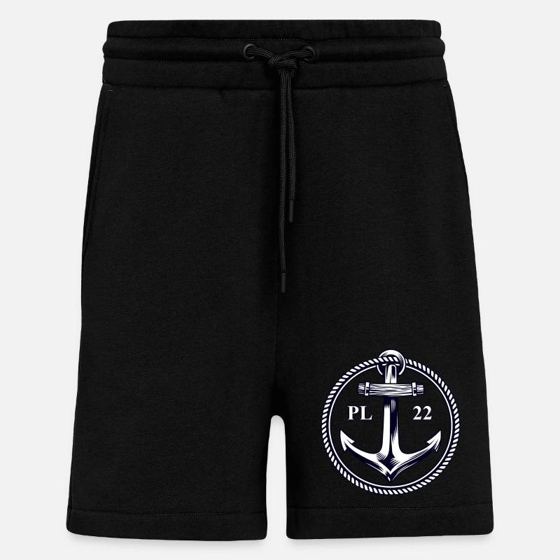 PL22 Marine Anchor - Shorts - made by SPREAD - SOLID BLACK