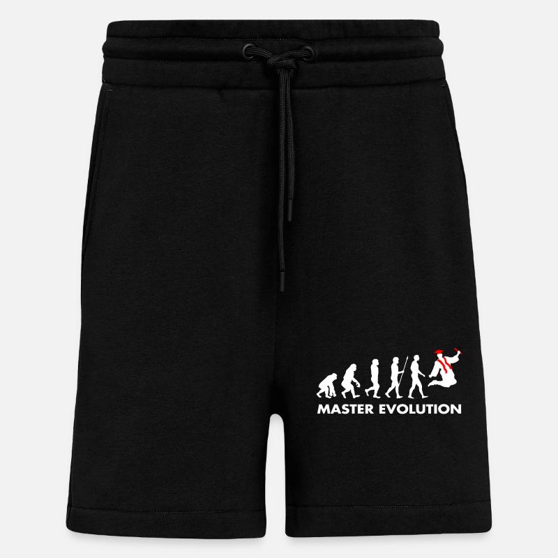 Diplôme de master développement évolution - Short bio décontracté fabriqué en UE - SOLID BLACK