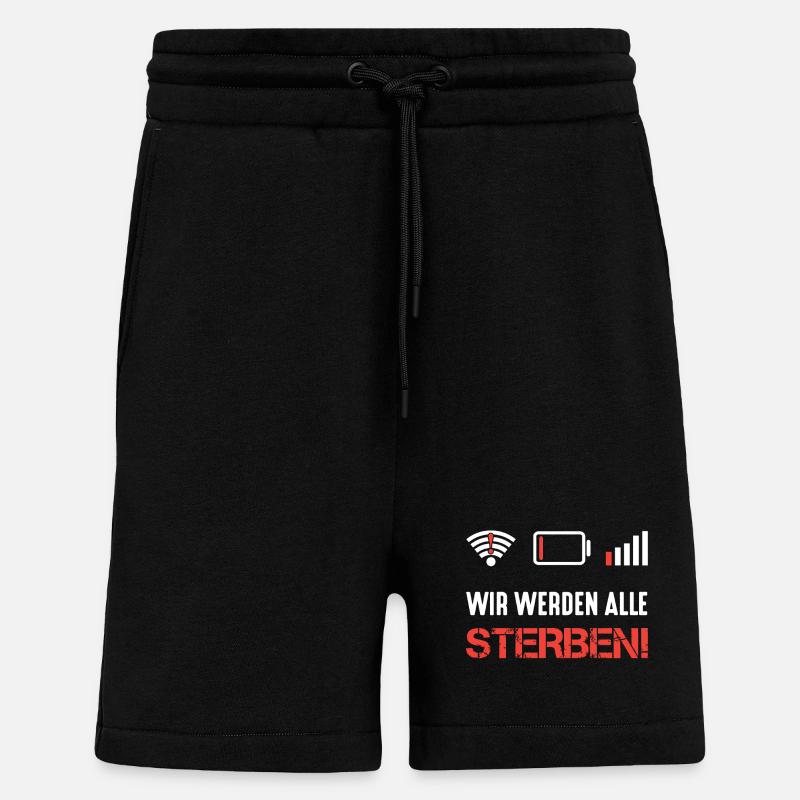 Kein Internet - Shorts - made by SPREAD - SOLID BLACK