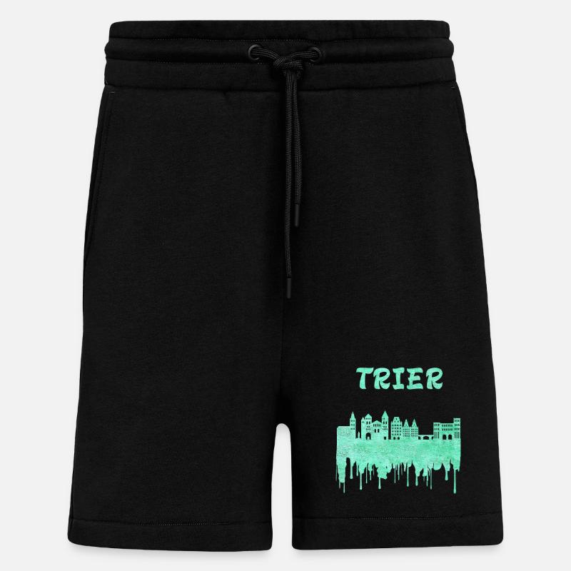 Trier Syline Design / Geschenkidee - Shorts - made by SPREAD - SOLID BLACK
