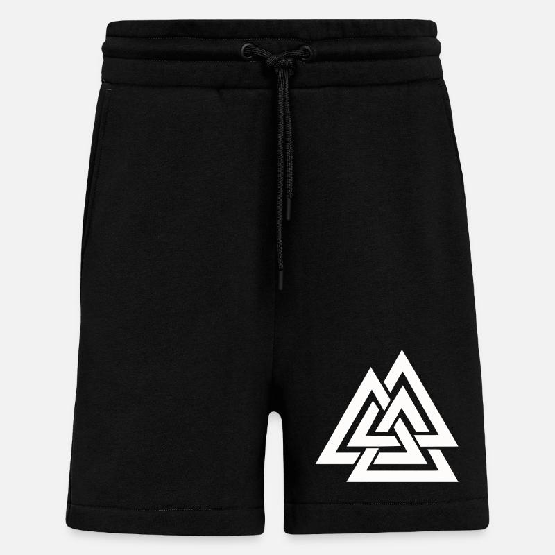 Valknut Wikinger - Shorts - made by SPREAD - SOLID BLACK