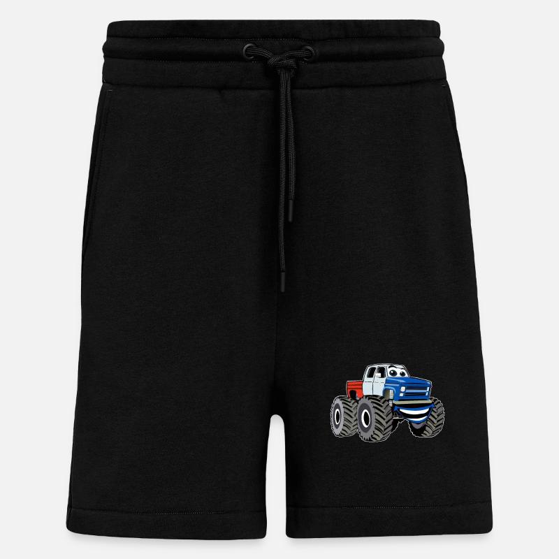 Monstertruck - Shorts - made by SPREAD - SOLID BLACK