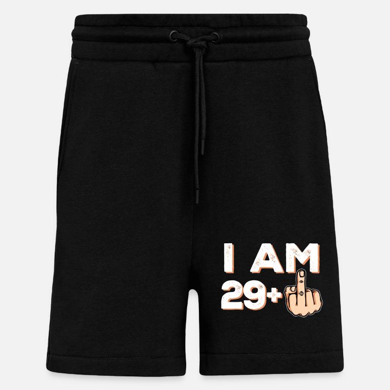 30 Statement Thirtieth Birthday - Shorts - made by SPREAD - SOLID BLACK