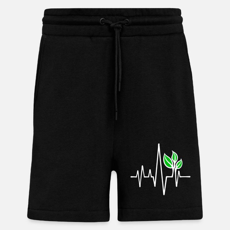 Umweltschutz Vegan - Shorts - made by SPREAD - SOLID BLACK