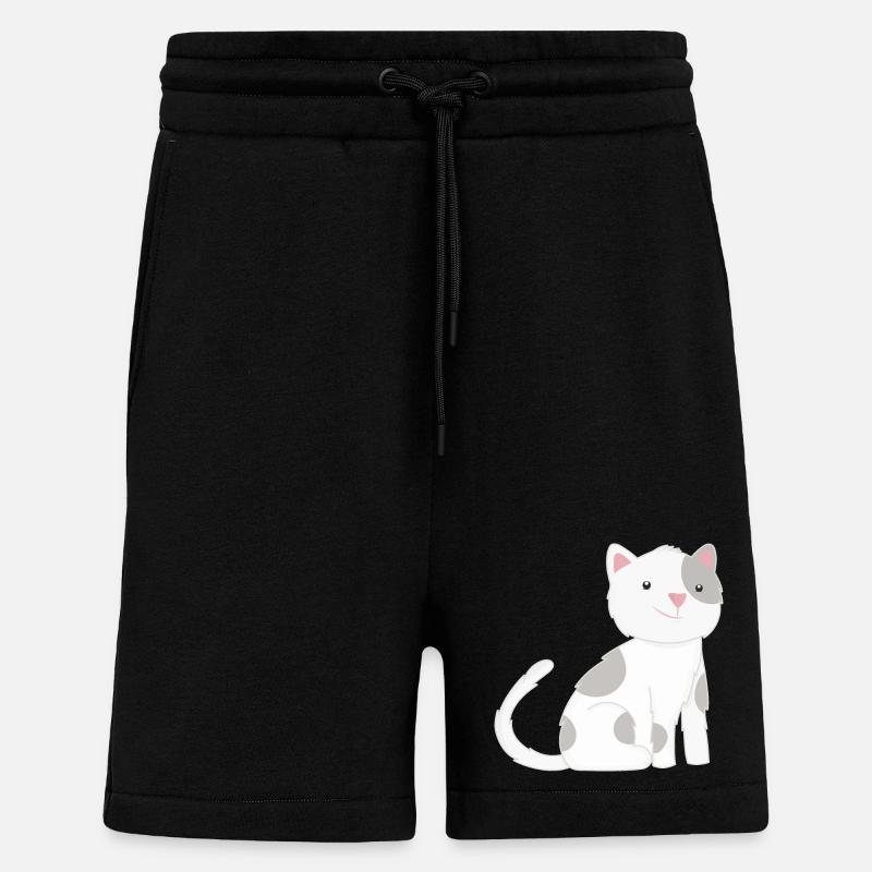 Katze Katzen - Shorts - made by SPREAD - SOLID BLACK