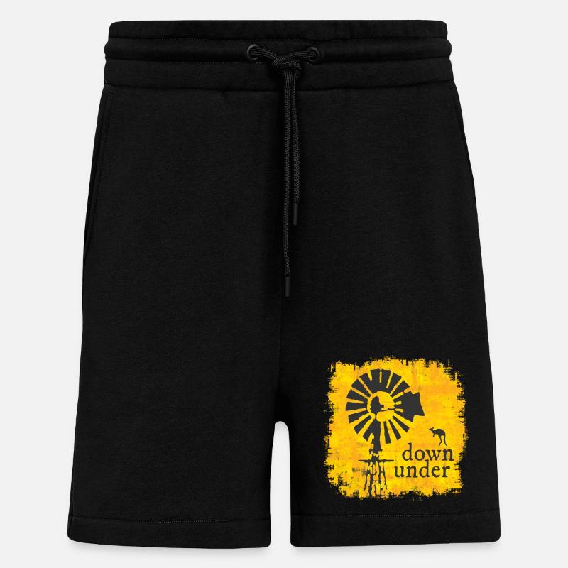 Australien - Shorts - made by SPREAD - SOLID BLACK