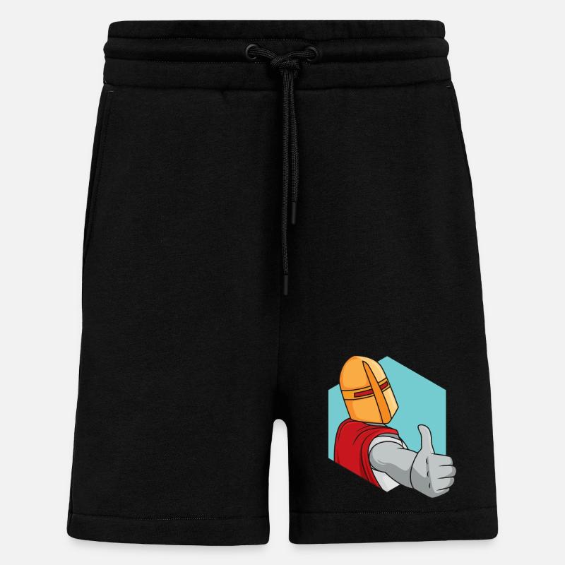 Ritter Daumen Hoch - Shorts - made by SPREAD - SOLID BLACK