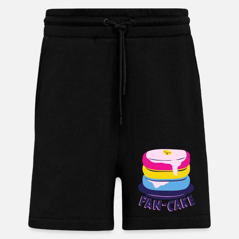 Pansexual - Shorts - made by SPREAD - SOLID BLACK
