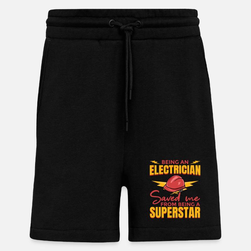 Electrical Engineer Witz - Shorts - made by SPREAD - SOLID BLACK