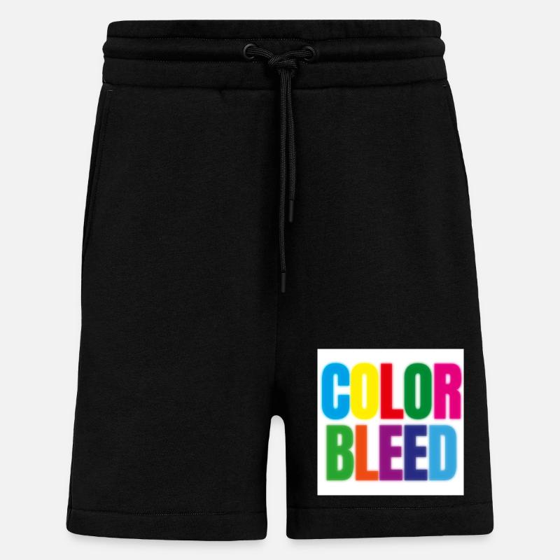 ColorBleed - Shorts - made by SPREAD - SOLID BLACK