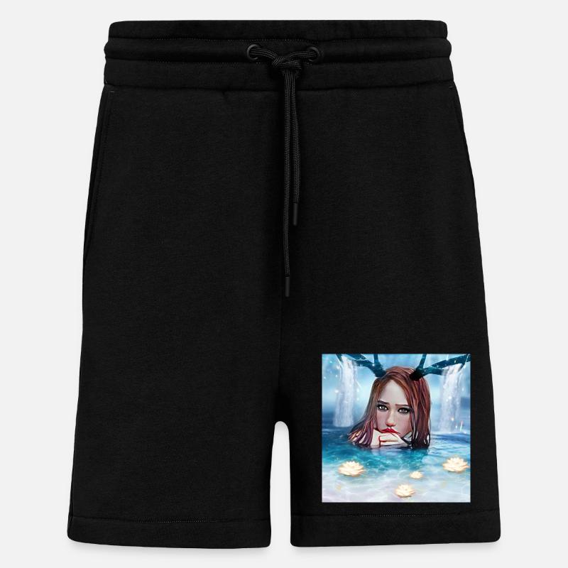 Nymphe - Shorts - made by SPREAD - SOLID BLACK