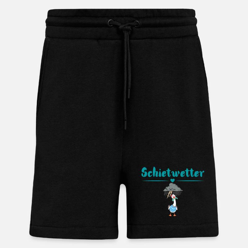 Schietwetter möwe. Maritime Mode - Shorts - made by SPREAD - SOLID BLACK