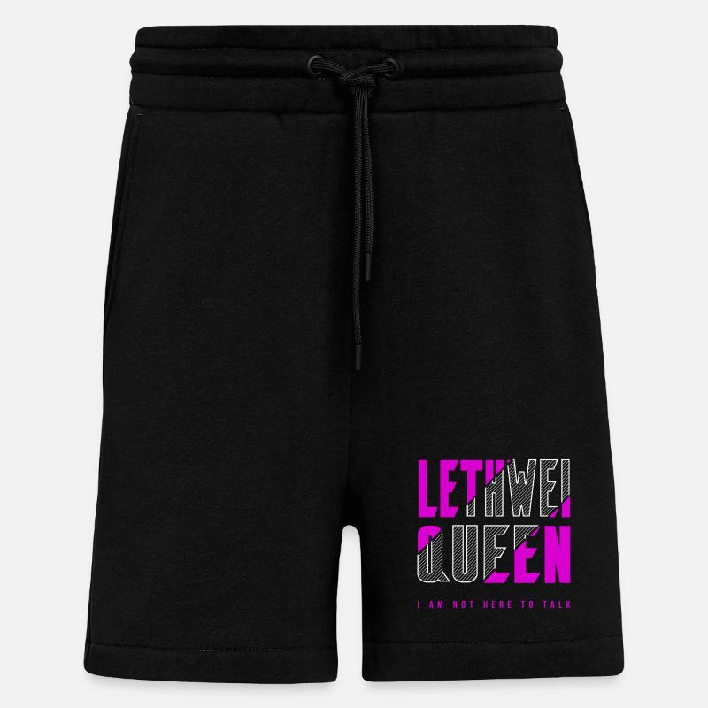 Lethwei Königin - Shorts - made by SPREAD - SOLID BLACK