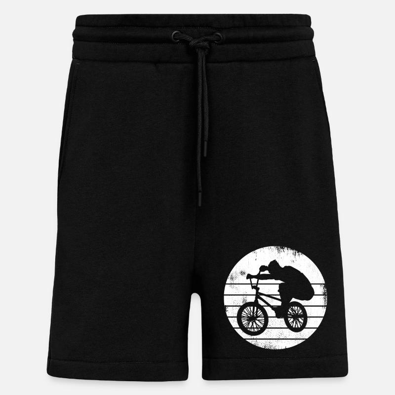 BMX Radfahrer - Shorts - made by SPREAD - SOLID BLACK