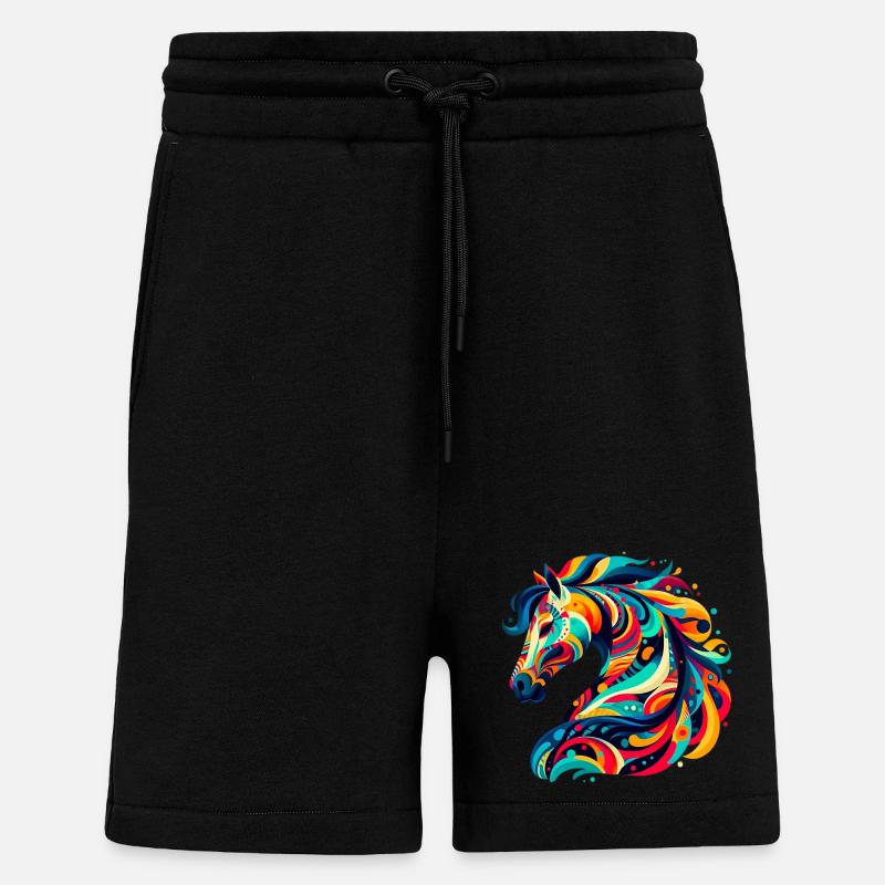 Pferd - Shorts - made by SPREAD - SOLID BLACK