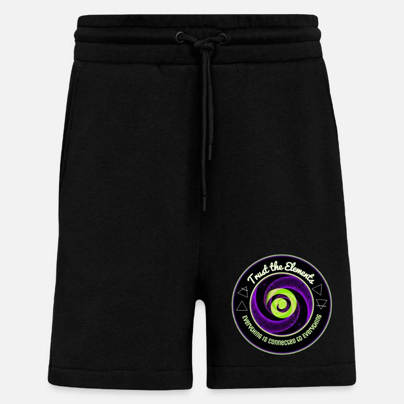 Elemente Spiral-Einheit - Shorts - made by SPREAD - SOLID BLACK