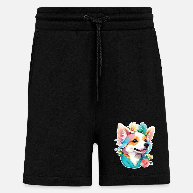 Corgi - Short bio décontracté fabriqué en UE - SOLID BLACK