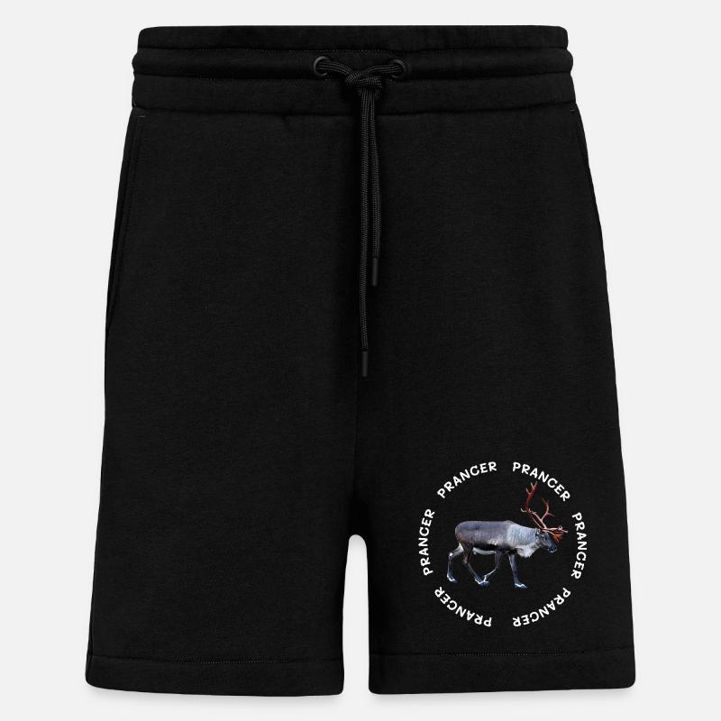 PRANCER - Short bio décontracté fabriqué en UE - SOLID BLACK