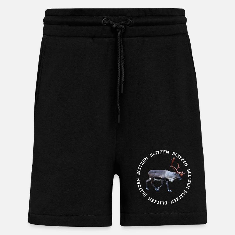 BLITZEN - Short bio décontracté fabriqué en UE - SOLID BLACK