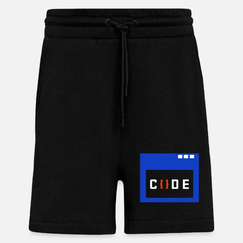 Coder Geld Verdienen Angestellter Arbeit Erfolg - Shorts - made by SPREAD - SOLID BLACK