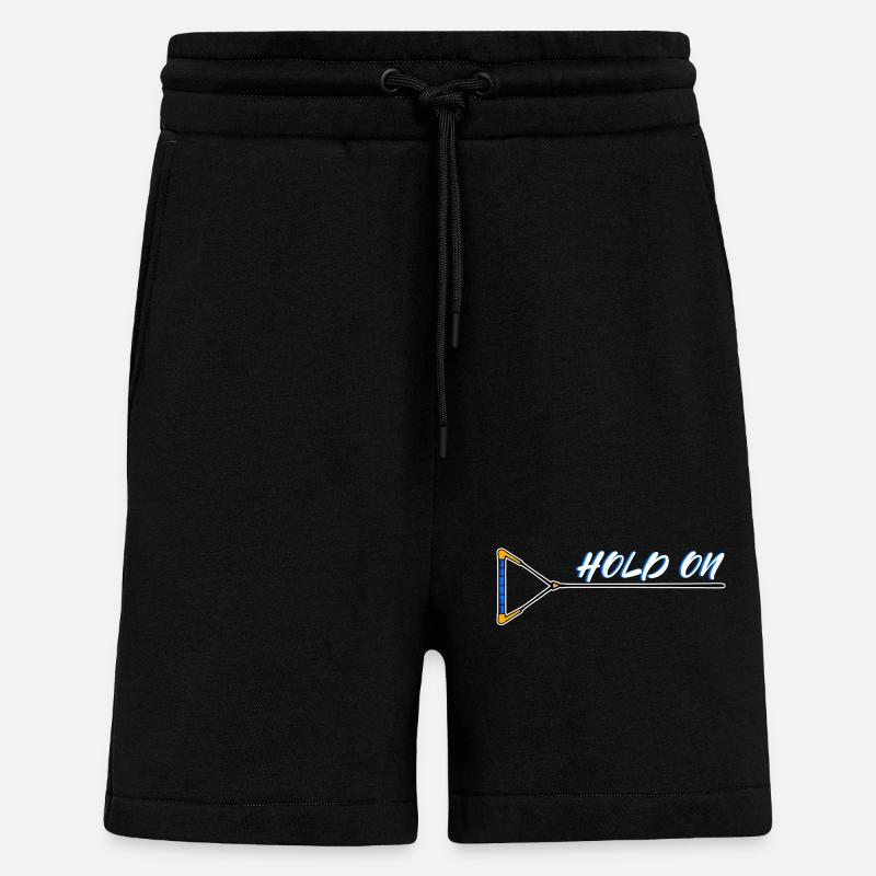 Kitesurfer Statement Wasserski Surfing Wakeboard - Shorts - made by SPREAD - SOLID BLACK
