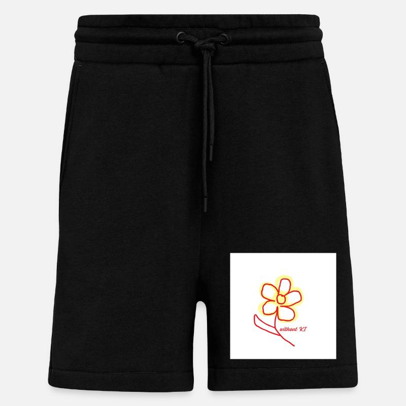 without KI - Shorts - made by SPREAD - SOLID BLACK