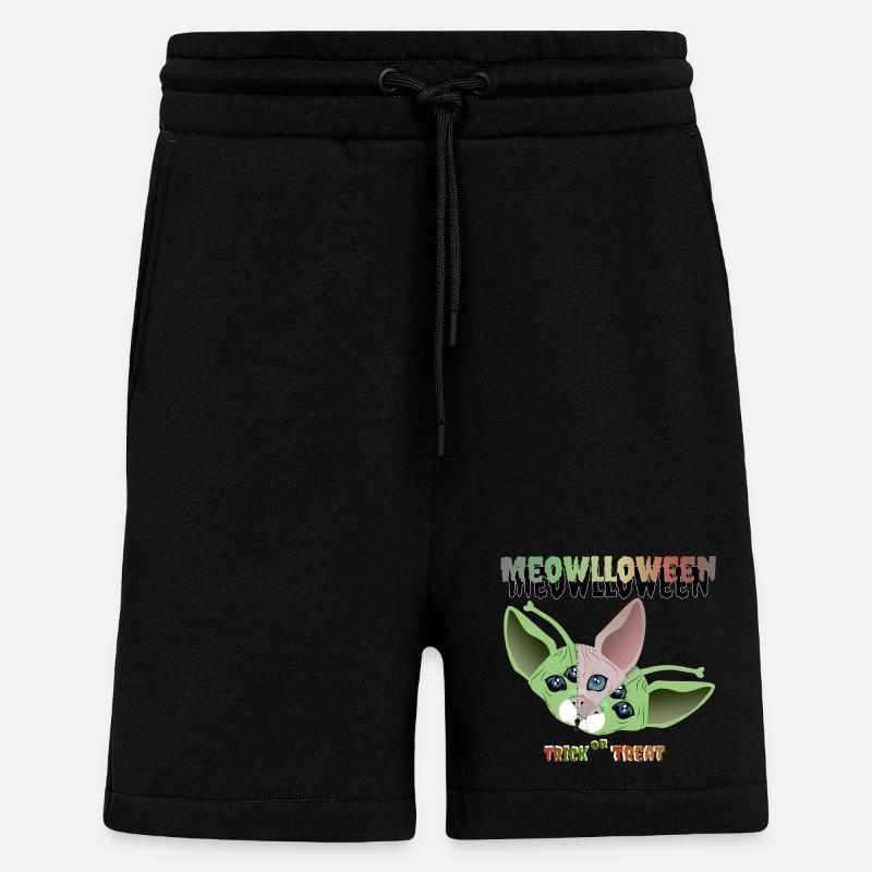 Sphinx Katze Alien Maske - Shorts - made by SPREAD - SOLID BLACK