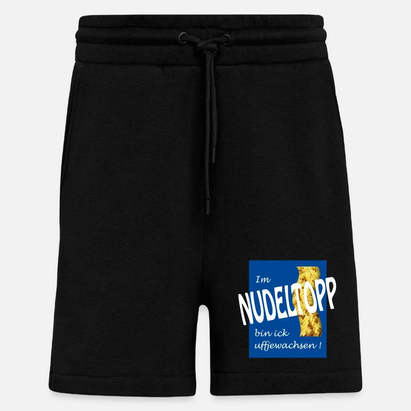 NUDELTOPP - Shorts - made by SPREAD - SOLID BLACK