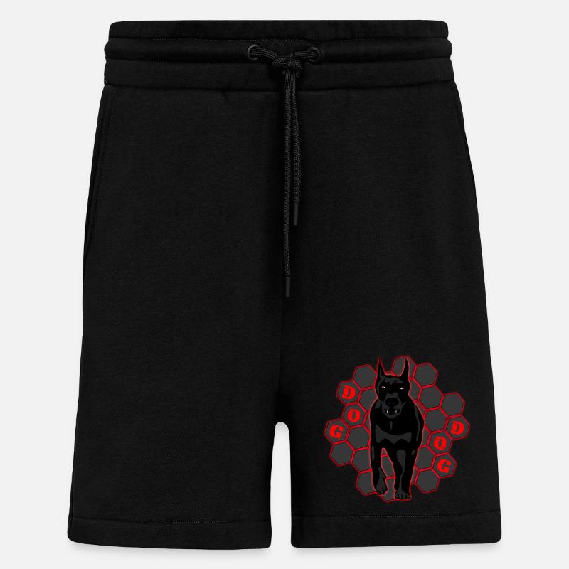 Dobermann Überlebender - Shorts - made by SPREAD - SOLID BLACK