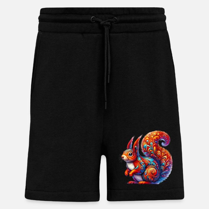 Eichhörnchen - Shorts - made by SPREAD - SOLID BLACK