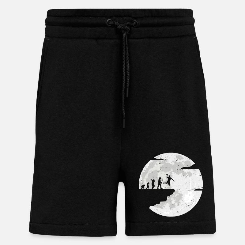 Moon Evolution Celebration - Shorts - made by SPREAD - SOLID BLACK