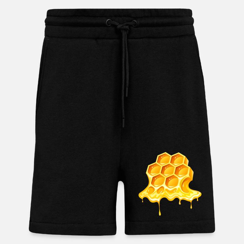Honig, Imker, Imker - Shorts - made by SPREAD - SOLID BLACK