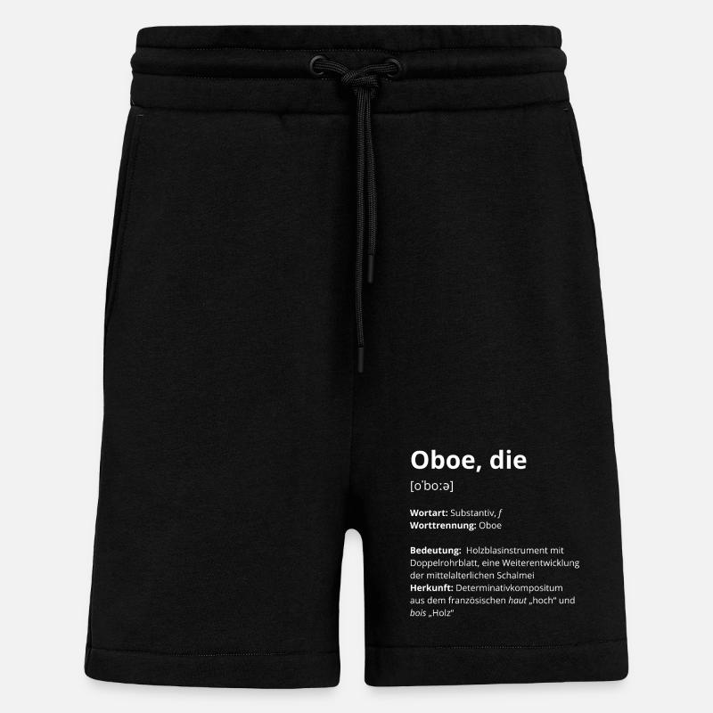 Oboe, die - Shorts - made by SPREAD - SOLID BLACK