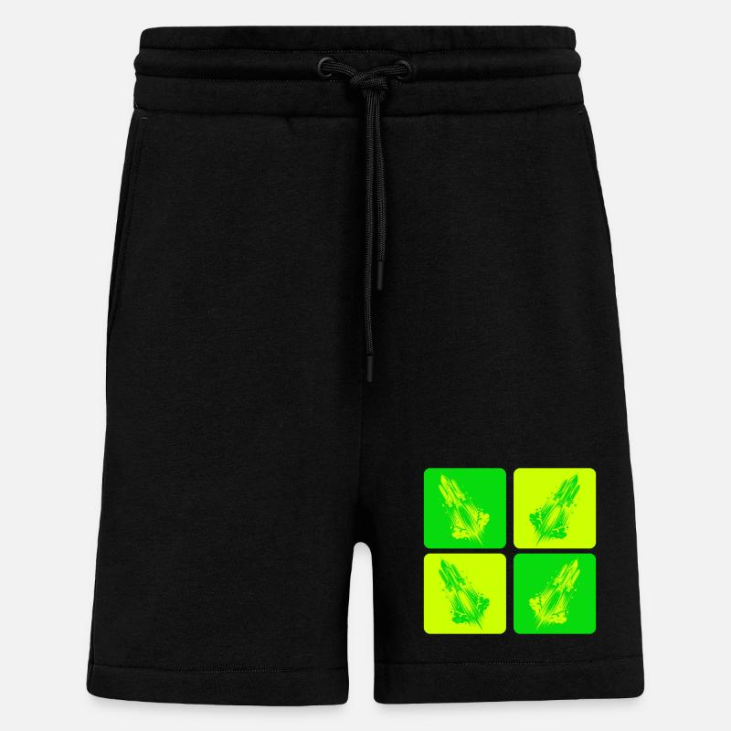 Raumfahrt Weltall Design - Shorts - made by SPREAD - SOLID BLACK