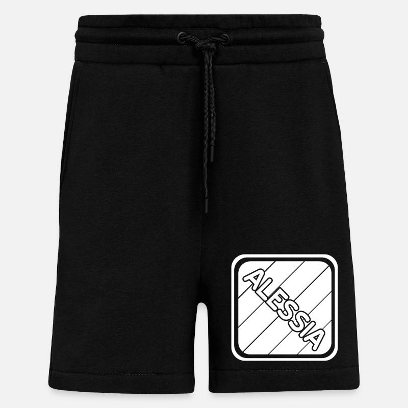 Maedchenname Alessia - Shorts - made by SPREAD - SOLID BLACK