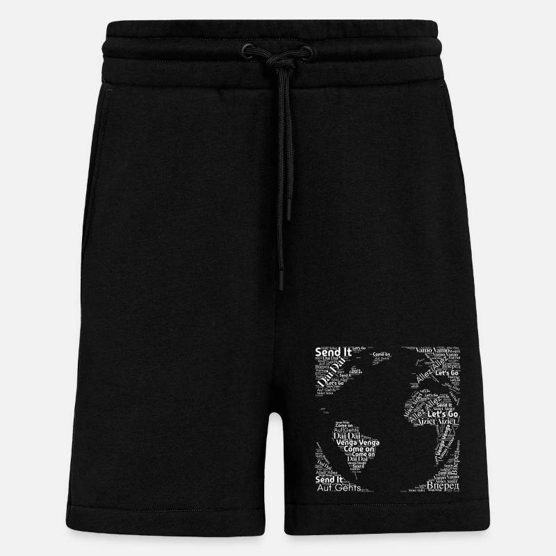 We Cheer For You - White - Shorts - made by SPREAD - SOLID BLACK