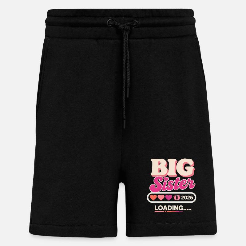 Große Schwester Loading 2026 - Shorts - made by SPREAD - SOLID BLACK