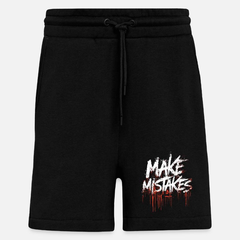 Mache Fehler - Shorts - made by SPREAD - SOLID BLACK